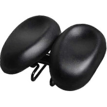 Ergonomic Noseless Bike Seat compatible with Men and Women, Soft Double Pad Cushion