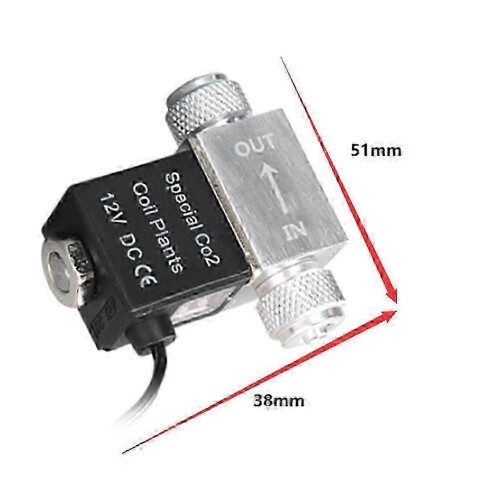 Solenoidový ventil regulátora CO2 pre akvárium - nízkoteplotný elektromagnetický