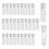 Vertical Blind Replacement Stems compatible with White 30pcs Vertical Blinds Repair 1