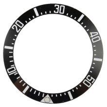Vervangende keramische bezel-inzet 40 mm voor Rolex Sea-Dweller Deepsea, zwarte horlogebezel