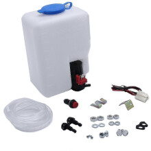 Washer Bottle Kit for Classic Cars: Universal 12V Windscreen Washer Kit Complete