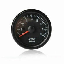 Voor voertuigen met 2 tot 8 cilinders: 52 mm toerenteller voor auto's of boten met benzinemotor