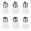 LED Light Bulb Adapter E12 to E14, 6-Pack White Lamp Socket Holder Converter 1