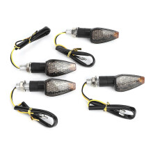 Sada smerových svetiel pre motocykel, 4 ks LED blinkrov pre terénne motorky