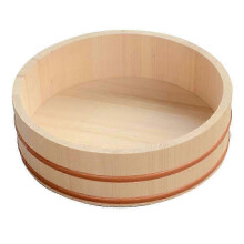 Sushi rice mixing tub compatible with Korean kitchenware - Hangiri wooden bowl 1Pack