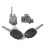 Full locking set for Honda CRV 2007-2011 includes ignition, barrel, and 2 transponder keys 1