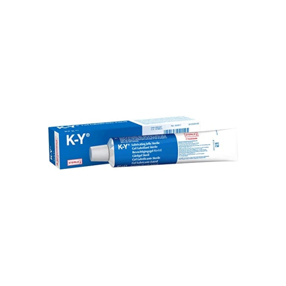 K-Y Sterile Lubricating Jelly |Medical Lubricant, Smooth Lubrication Gel |Helps Reduce Dryness And Irritation - 82g