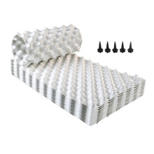 Drainage Mat Roll 0.2x10m White Mesh Pad for Garden Pots Roof Gardens Easy Cut Long Coverage