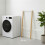 Foldable Bamboo Metal Laundry Rack - Space-Saving Dryer 5
