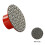 2X M14 Thread 2 Polegadas 50mm Almofadas de Polimento Manual de Diamante Almofadas de Lixa Galvanizadas Disco de Moagem, 400 6