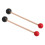2Stk Multicolor Klangstab, Holz & Meditations Mallet 6