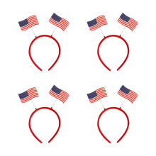 4PCS Team Spirit Headgear Spring Hair Bands Soccer-America
