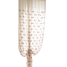 Light Weight Window Drapes Embroidered Red Horse-180cm x 240cm