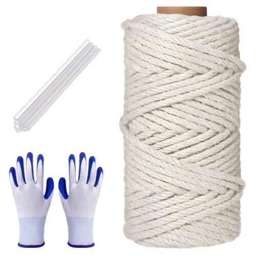 1/4 Thick permanent Sisal Rope Suitable For Crafting Handmade