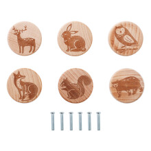 Animal Pattern Furniture Handle Kitchen Drawer Knob Cute-B