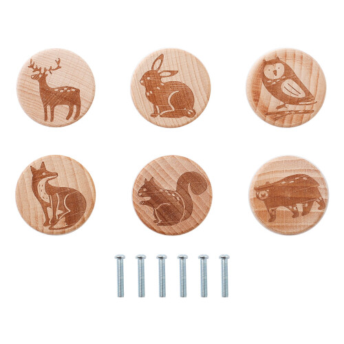 Animal Pattern Furniture Handle Kitchen Drawer Knob Cute-B