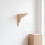 2Pcs Natural Wood Triangle Brackets Strong Floating Shelf Supports 9