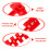 Scorekeeper Baby-Foot Plastique Rouge Accessoire Multiusage 5