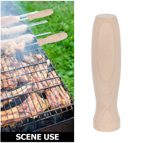 4St Handvat Vervanging Bbq Ergonomisch Lichtbruin 2