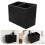 Wooden Bottle Opener Wall Rack Black Rustic Bottle Cap Holder 6