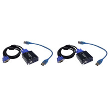2X Convertitore Adattatore VGA un USB con Scheda di Acquisizione Audio e Video Qualità Immagine Ad Alta Definizione 1080P Senza Unità