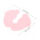 Décorations Table Baptême Rose Confettis Empreinte Bébé 2
