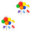 10Pièces Décorations Cupcake Ballons Multicolores Pour Fête Et 2