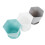 3Sets Durable Plastic Succulent Planters for Home Garden with Tray Set 6