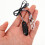 4Pièces Cordon Antiperte Abs+nylon Pour Aide Auditive Bte Noir Seniors 7