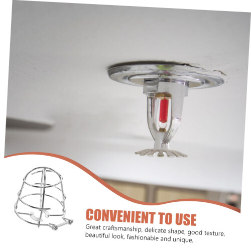 2 Pack Fire Sprinkler Head Cover Protector Screw Type for Vandalism Protection and Easy Install 2