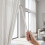 2Pcs White Plastic Drapery Pull Rods for Easy Curtain Operation 3