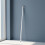 2Pcs White Plastic Drapery Pull Rods for Easy Curtain Operation 8