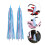 4Pièces Décoration Guidon Enfants Polyester Facile 5
