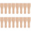 16Pcs Khaki Wood Spatula for Butter Multi-Purpose Baking Cream 4