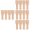16Pcs Khaki Wood Spatula for Butter Multi-Purpose Baking Cream 5