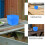 12Pcs Blue Pe Plastic Cage Feeders Hanging Bowls for Multi-Pet Use 5
