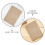 25Pcs Orange Colored Gel Sheets PVC Light Diffuser for Photography Use 4
