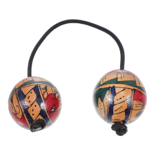 7Pcs Lightweight Hand-Painted Rhythm Balls Assorted Color for Bands 1
