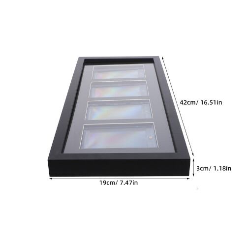 Black Wood Card Display Frame for Card Wall Showcase 1