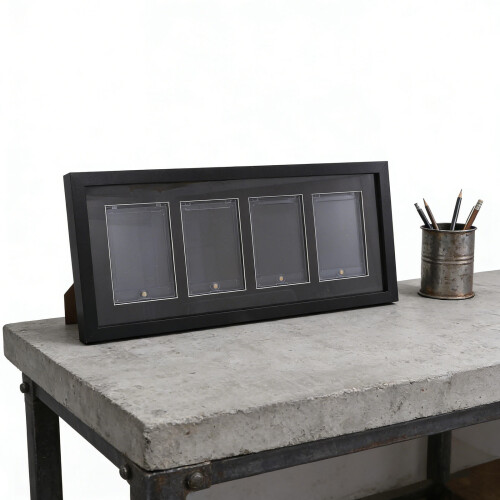 Black Wood Card Display Frame for Card Wall Showcase 2