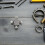 Silver Motorcycle Brake Line 4-Way Tee Aluminum Hydraulic Coupling 8