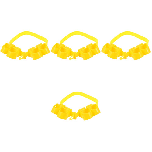 4Sets Support Fixator Plastic Straps for Bike Staking 1