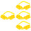 4Sets Support Fixator Plastic Straps for Bike Staking 5