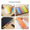 15Pcs Colored Index Tab Dividers Plastic Ring Binder for School Use 5