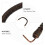 Brown Rattan Teapot Handle Ergonomic Replacement for DIY Tea Pot 4