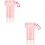 2Pcs Lightweight Pink Hard Shell Dart Case Portable Storage Container 5
