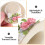5Pcs Mini Straw Hat Decor Hand-Knitted Doll Hat Craft Set Multicolor 4