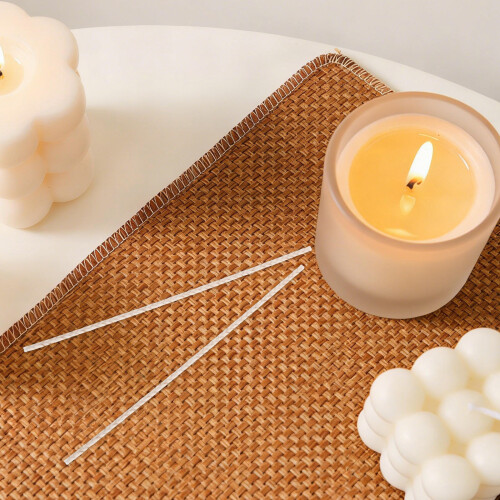 100Pcs Cotton Core Candle Wicks Khaki for Scented Aromatherapy Candles 2