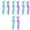 8Pcs Multi-Angle Silicone Eyeliner Stencils Aid for Precise Eye Makeup 2