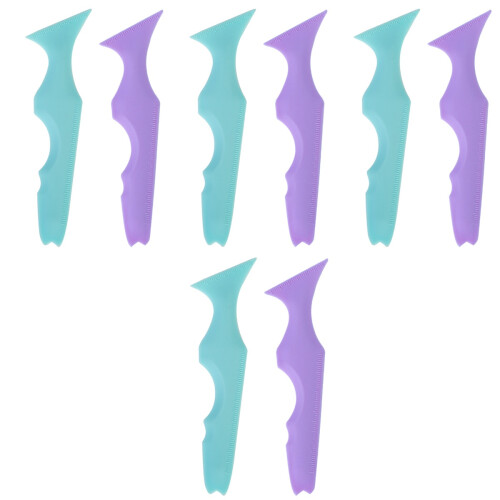 8Pcs Multi-Angle Silicone Eyeliner Stencils Aid for Precise Eye Makeup 1